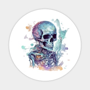 dreamy galaxy skeleton Magnet